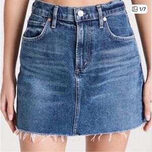 Citizens of humanity Denim Mini Skirt - Casual Raw Hem